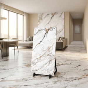 DCT Factory Supply Hot Sale Grey Polished Sintered Stone Porcelain Slab 1200*2600*6mm - Product Image 4