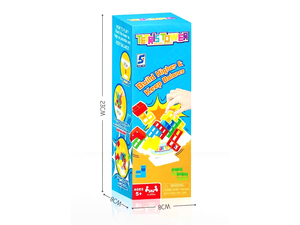 Tetras Tower 48, Bloques de Plástico, Juegos Educativos, Juegos de Mesa de Equilibrio y Apilamiento para Niños y Adultos, Divertido Juego de Apilamiento - Product Image 2