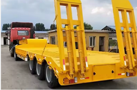 Nouveau transporteur de conteneurs en acier JY, porte-grumes à plateau plat, remorque de voyage pour pick-up avec une capacité de charge supérieure à 30 000 kg