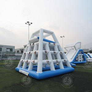 Tobogán Inflable con Forma de Pirámide para Exteriores, para Escalar y Deslizarse por <span class=keywords><strong>el</strong></span> Agua en Instalaciones Fluviales - Product Image 5