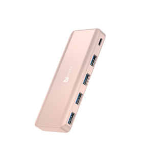 Laptop 4 USB3.0 5Gbps Multiport Adapter Hub USB <span class=keywords><strong>Tipo</strong></span> <span class=keywords><strong>C</strong></span> Estación de acoplamiento PD100W Powered Delivery 5 en 1 ABS USB-<span class=keywords><strong>C</strong></span> Hub para Macbook - Product Image 4