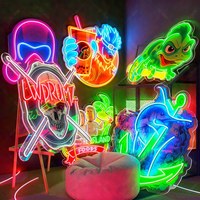 Enseigne néon personnalisée directement de l'usine, enseigne LED néon, lumière néon personnalisée, décoration murale néon pour entreprise, bar, club, café, salle de jeux