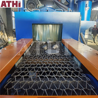 Máquina de Granallado de Banda de Malla Serie ATHI QWD, Motor Automático de Alta Productividad, Tipo Continuo para Piezas de Aluminio Fundido a Presión