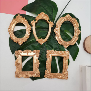 Cadre photo en résine de style européen, mini cadre décoratif mural fait à la main pour l'affichage de bijoux - Product Image 2