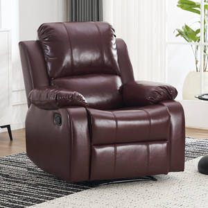 Sillón Reclinable de Cuero GEDO 2026, Sofá Individual Moderno <span class=keywords><strong>para</strong></span> Sala de Estar, Venta Caliente - Product Image 1