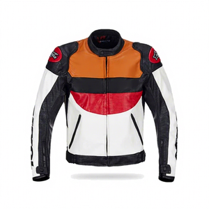 Veste de moto pour homme, veste de motocross, veste de course moto, veste de moto en cuir PU Repsol, vêtements de moto, veste coupe-vent - Product Image 1