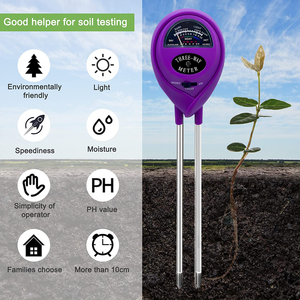 Fábrica Preço Por Atacado Três-em-Um Testador De Solo Sensor De Umidade Luz Valor Medidor De <span class=keywords><strong>pH</strong></span> Testador De Solo Livre De Bateria Testador De Solo - Product Image 4