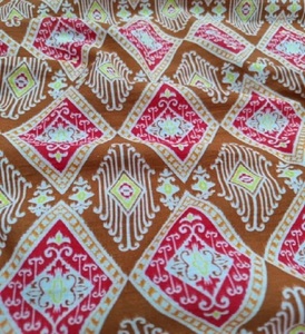 Best Printed Ethnic Women Wear Cotton Cambric Ikat Pattern Digital Print for Garments Sewing & Dressmaking - Product Image 5