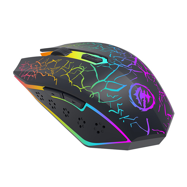 Custom Logo Bulk Silent 2.4GHz Rechargeable Ergonomic Gaming Mouse for Mac USB Interface Optical LED Right Stock 1600 DPI 6
