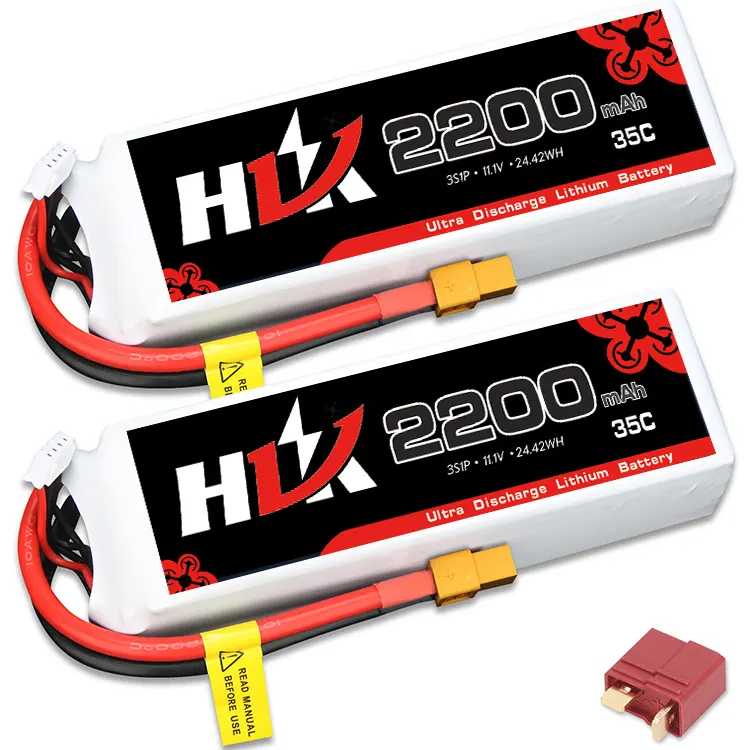 Lot de batteries lipo, 2200 v, 11.1 mah, 35c 3s, lithium polymère, rechargeables, en stock