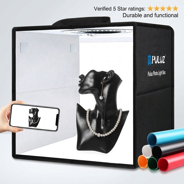 In Stock Product Photography Light Box PULUZ 30cm Mini Photo Studio Light Box LightBox Photoshoot Cameras for Photography