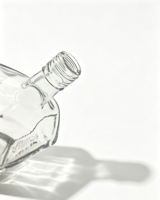 Bouteille en verre pour spiritueux 700ml 750ml 1000ml – Vente en gros et OEM – Bouteille carrée transparente moderne gaufrée pour vin, whisky, brandy – Offre spéciale