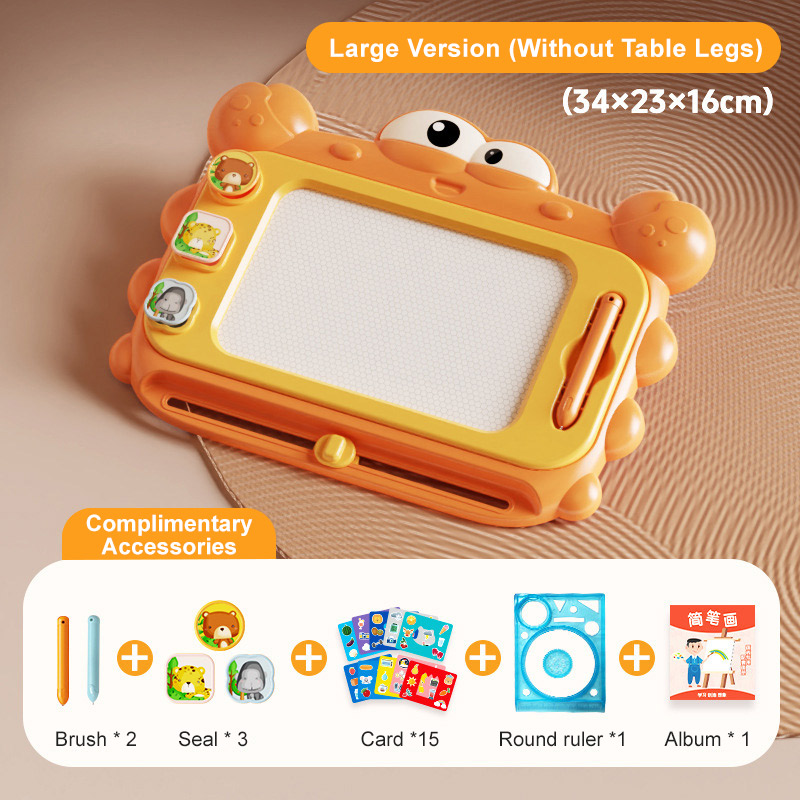 Grande-arancione-+ accessori-scatola di colore