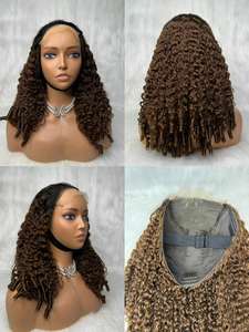 วิกผมหยิกจากพม่ามีฝาปิดลูกไม้โปร่งแสงระดับ HD วิกผมคนจากพม่าวิกผมแท้ขนาด5x5 - Product Image 4