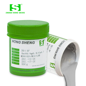 Pâte à <span class=keywords><strong>souder</strong></span> Hong Sheng sans plomb, mécanique, indium Sn63pb37, <span class=keywords><strong>flux</strong></span> d'étain, Olk, pâte à <span class=keywords><strong>souder</strong></span> pour l'électronique SMD - Product Image 1
