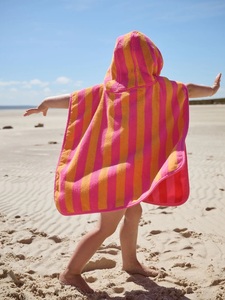 <span class=keywords><strong>Serviette</strong></span> de plage à capuche en <span class=keywords><strong>coton</strong></span> biologique de haute qualité, à rayures double face, tissée, pour enfants, pour le surf - Durable et épaisse - Product Image 3