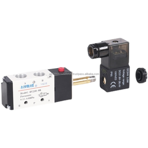 โซลินอยด์วาล์วนิวเมติก4V210-08 310 410-10 220V ตัวควบคุมวาล์วอากาศวาล์วทิศทาง24 - Product Image 2