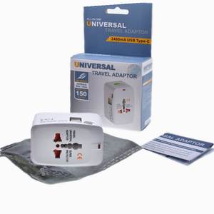 Adaptador de Viaje Universal Nuevo, <span class=keywords><strong>USB</strong></span>-<span class=keywords><strong>C</strong></span> <span class=keywords><strong>a</strong></span> <span class=keywords><strong>USB</strong></span>-<span class=keywords><strong>A</strong></span>, Carga Rápida PD3.0 GaN con Salida de CA para Computadoras Portátiles y Teléfonos Móviles - Product Image 6