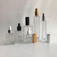Bouteille d'eau vide en verre, 195ml, 6.5oz, pour toilettes, parfum, eau de Cologne