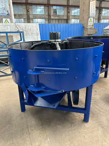 Cakram vertikal tangki atas, Mixer beton untuk situs konstruksi besar, sedang dan kecil, Mixer mulut datar semen batu - Product Image 3