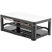 Table chauffante en graphène avec four électrique intégré, commande intelligente et télécommande, classe énergétique A