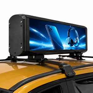Écran publicitaire sur le toit des taxis, écran LED mobile double face P2.5, écran étanche, contact Wi-Fi - Product Image 1