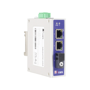 DC48V 2*10/100M พอร์ต PoE +1*155M SFP สวิตช์อุตสาหกรรม แหล่งจ่ายไฟคู่ภายนอกสำหรับกล้องวงจรปิด IP ไร้สาย - Product Image 2