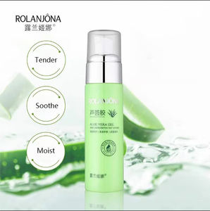 OEM ODM Rolanjona Gel di Aloe Vera dopo le <span class=keywords><strong>scottature</strong></span> solari arrossamento di Aloe Vera Gel per la cura del viso <span class=keywords><strong>crema</strong></span> viso idratante naturale biologico lenitivo - Product Image 3