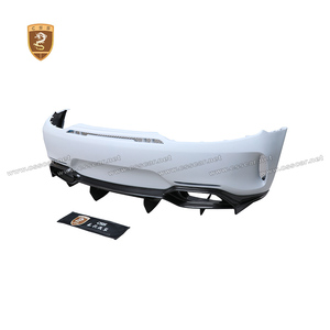 Kit Paraurti Posteriore per <span class=keywords><strong>Mercedes</strong></span> Benz AMG <span class=keywords><strong>GT</strong></span> C190, Stile IM, Diffusore Posteriore in Fibra di Carbonio - Product Image 3