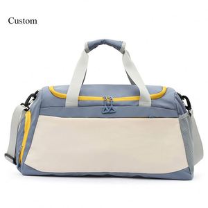 Sac de sport personnalisé avec compartiment à chaussures, sac fourre-tout pour femme, sac de voyage, sac de sport - Product Image 3