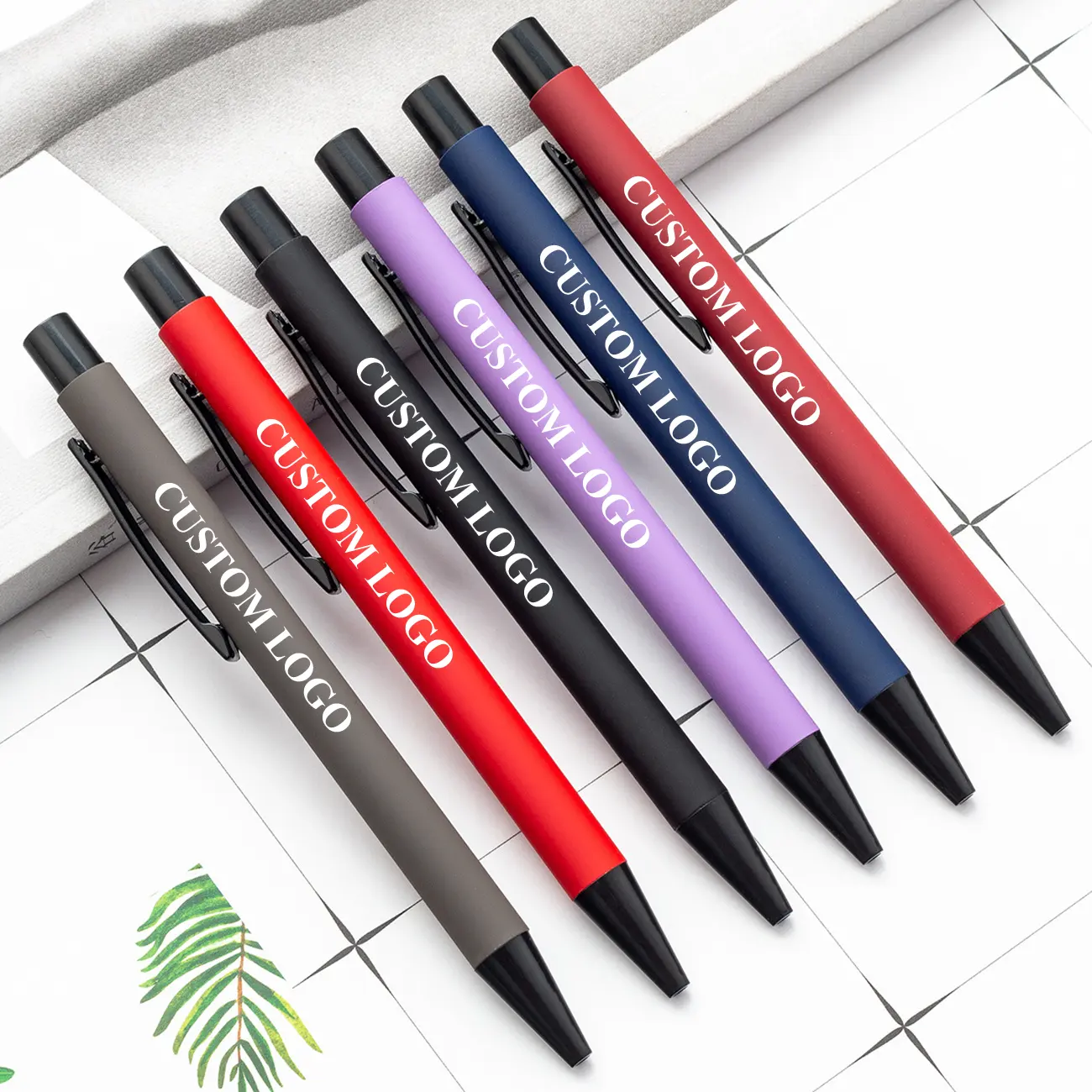 Wholesale Promotional Ball Pen Advertise Ball Point Pen Customized Gel Metal Pen with Custom Logo Print Logo Marketing Gifts