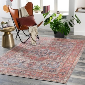 Tappeto lavabile per interni con retro antiscivolo, in pile a ricciolo, facile da pulire, ideale per soggiorno e lavatrice, popolare negli USA - Product Image 1