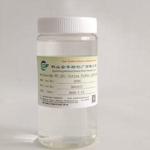 QuangFeng SF-101, Relleno <span class=keywords><strong>de</strong></span> Algodón, Aceite <span class=keywords><strong>de</strong></span> Silicona, 93-95% <span class=keywords><strong>de</strong></span> Contenido Sólido. <span class=keywords><strong>Venta</strong></span> Directa <span class=keywords><strong>de</strong></span> Fábrica. Tinte en el Mismo Baño. Suave y liso. Seguro - Product Image 1