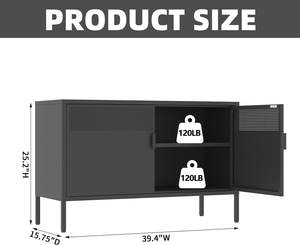 2-दरवाजा आधुनिक लिविंग रूम फर्नीचर पैनल लकड़ी शैली घर भंडारण समाधान के साथ - Product Image 3