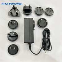 Adaptateur d'alimentation interchangeable Frontpower 12V 3A 36W DC pour diffuseur LED, caméra CCTV, boîte POS