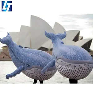 Light Ocean gonfiabile Whale decorazione gonfiabile Hanging whale group H030 Cartoon whale costume gonfiabile