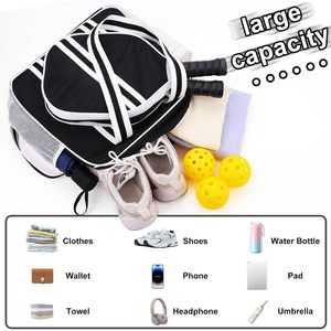 กระเป๋าใส่ไม้ปิงปองกันน้ำ Comfier ทำจากไนลอน ปิดด้วยซิป สายสะพายไหล่ปรับได้ ความจุ 30-40 ลิตร เหมาะสำหรับใช้ในยิมและกิจกรรมกลางแจ้ง - Product Image 4