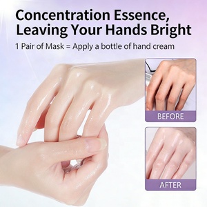 Private Label Luxury Lavender Essential Oil Hand Care <b>Gloves</b> 30ml Smooth Nourishing Delicate Hand Spa Mask Customization - Product Image 3