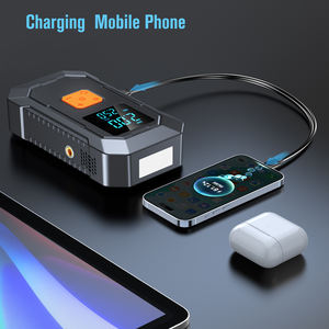 Démarreur de batterie avec compresseur d'air, chargeur de voiture multifonction, station d'alimentation portable pour <span class=keywords><strong>booster</strong></span> la batterie de voiture avec lumière d'urgence - Product Image 3