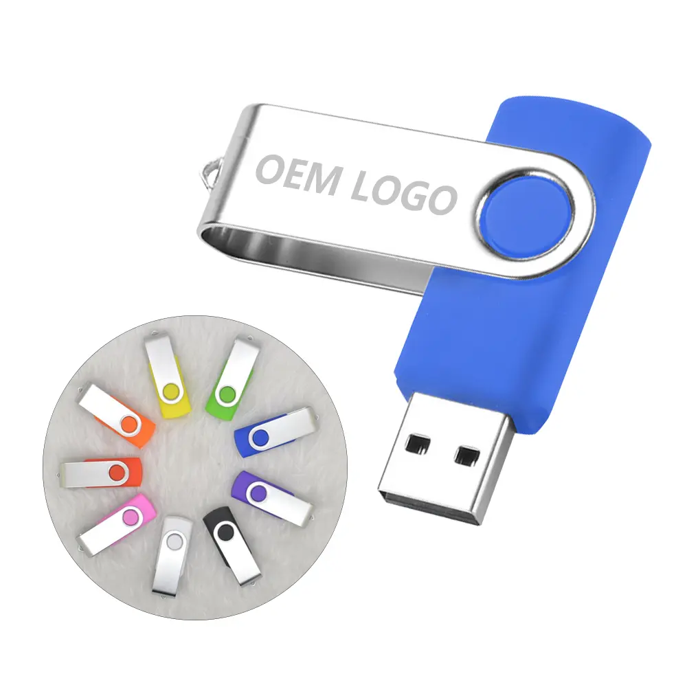 Thẻ Nhớ USB 2.0 3.0 Logo Tùy Chỉnh 16GB 32Gb 64 GB, Ổ Flash Usb Tùy Chỉnh Quà Tặng Doanh Nghiệp Ổ Usb Xoay