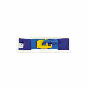 MOP Piatto in Microfibra con Tasche 15x45 Grs. BIANCO con TELAIO PIEGHEVOLE IN PLASTICA (scatola da 12 pezzi) ALTA QUALITÀ E LUNGA DURATA - Product Image 2