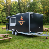 Remorque alimentaire mobile Chammp Legal Towing, verrouillable et sécurisée, avec fenêtre de service, pour le traiteur mobile et le commerce de gros international