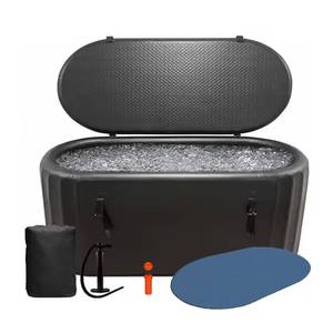 ICEGALAX <span class=keywords><strong>Baignoire</strong></span> à glace <span class=keywords><strong>gonflable</strong></span> prête à embarquer DWF 170cm (67") de longueur <span class=keywords><strong>Baignoire</strong></span> à glace froide pour <span class=keywords><strong>2</strong></span> <span class=keywords><strong>personnes</strong></span> - Product Image 3