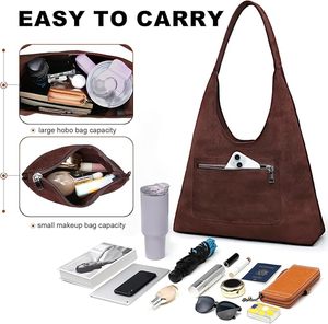 <span class=keywords><strong>2026</strong></span> Yeni Moda İç Cepli Tote Çantalar Retro Vegan Deri Bol Omuz Çantası Seti Kadın Çantası - Product Image 5