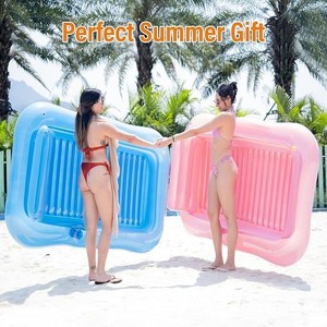 Nouveau design été 2026 : Matelas gonflable 3-en-1, jouet aquatique portable, transat gonflable flottant pour piscine avec fonction pulvérisation d'eau - Product Image 3