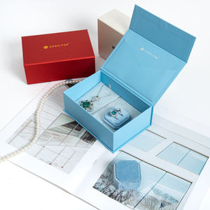 Caja de Embalaje Magnética Rectangular de Cartón Reciclable Ecológico Personalizada Zebo para Joyería - Product Image 2