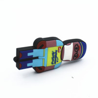 BAO-001 OEM ODM Customise dokter bentuk USB Flash drive kustom logo PVC silikon USB disk 4gb 8gb
