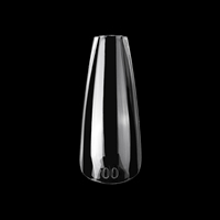 14 Tamaños, Puntas de Uñas de Gel Suave con Cobertura Total, Puntas de Extensión de Uñas Transparentes Ultrafinas y Naturales, Venta al Por Mayor