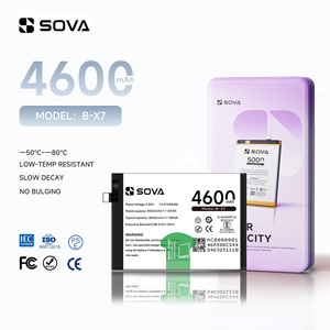 SOVA ใหม่ 4600mAh <span class=keywords><strong>แบ</strong></span><span class=keywords><strong>ต</strong></span>เตอรี่ทดแทนสำหรับ VIVO S16Pro V27 5G/IQ00 Z7Pro 5G <span class=keywords><strong>แบ</strong></span><span class=keywords><strong>ต</strong></span>เตอรี่<span class=keywords><strong>โทรศัพท์</strong></span> B-X7 <span class=keywords><strong>แบ</strong></span><span class=keywords><strong>ต</strong></span>เตอรี่<span class=keywords><strong>โทรศัพท์</strong></span> - Product Image 1