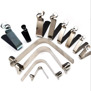 Özelleştirilmiş <span class=keywords><strong>Metal</strong></span> 65mn bahar çelik paslanmaz çelik yaylar klip V şekli düz düğme bahar tüp klip - Product Image 1
